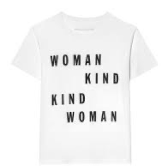 Roxanne Assoulin Int'l Womens Day Woman Kind Organic CottonTee T -Shirt M - Picture 2 of 8